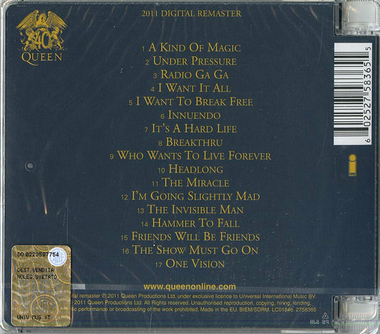 Queen Greatest Hits II Cd