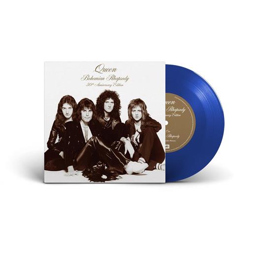 Queen Bohemian Rhapsody / I'm in Love with My Car 50Th Anniversario Vinile Blu Traslucido LP