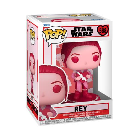 Funko Pop Star Wars Movies Rey Edizione Speciale San Valentino Testa Oscillante Vinyl Figure