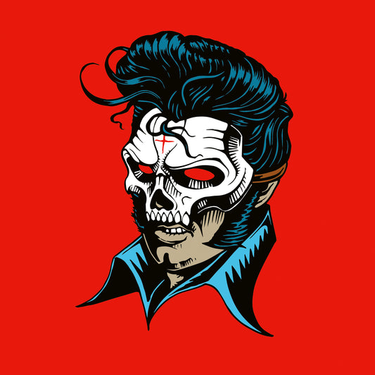 Salmo Hellvisback LP Vinile Marble Red+Black