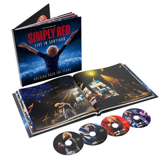 Simply Red Holding Back the Years: Live in Santiago 2 CD 1 Blu-Ray 1 DVD Deluxe Artbook Set edition Pre Order Dal 26 Giugno