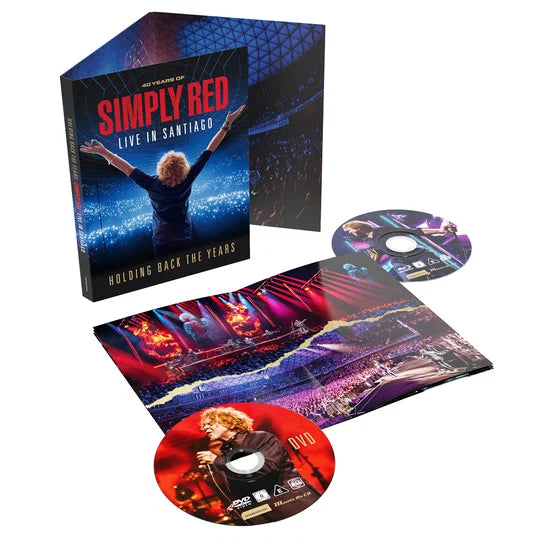 Simply Red Holding Back the Years: Live in Santiago BLU-RAY + DVD Pre Order Dal 26 Giugno