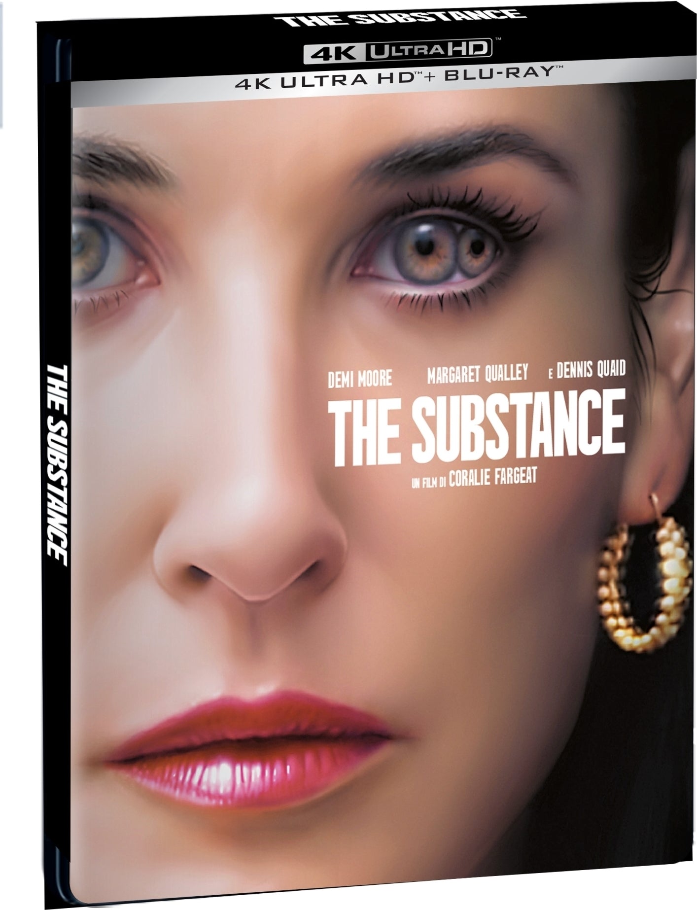The Substance Blu-Ray 4K Ultra Hd+Blu-Ray Hd Steelbook Film Horror Con: Demi Moore Regia: Coralie Fargeat