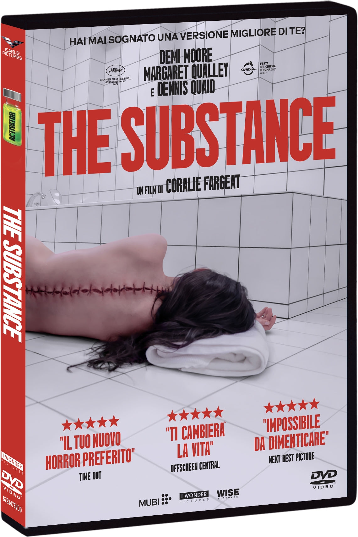 The Substance Dvd Film Horror Con: Demi Moore Regia: Coralie Fargeat