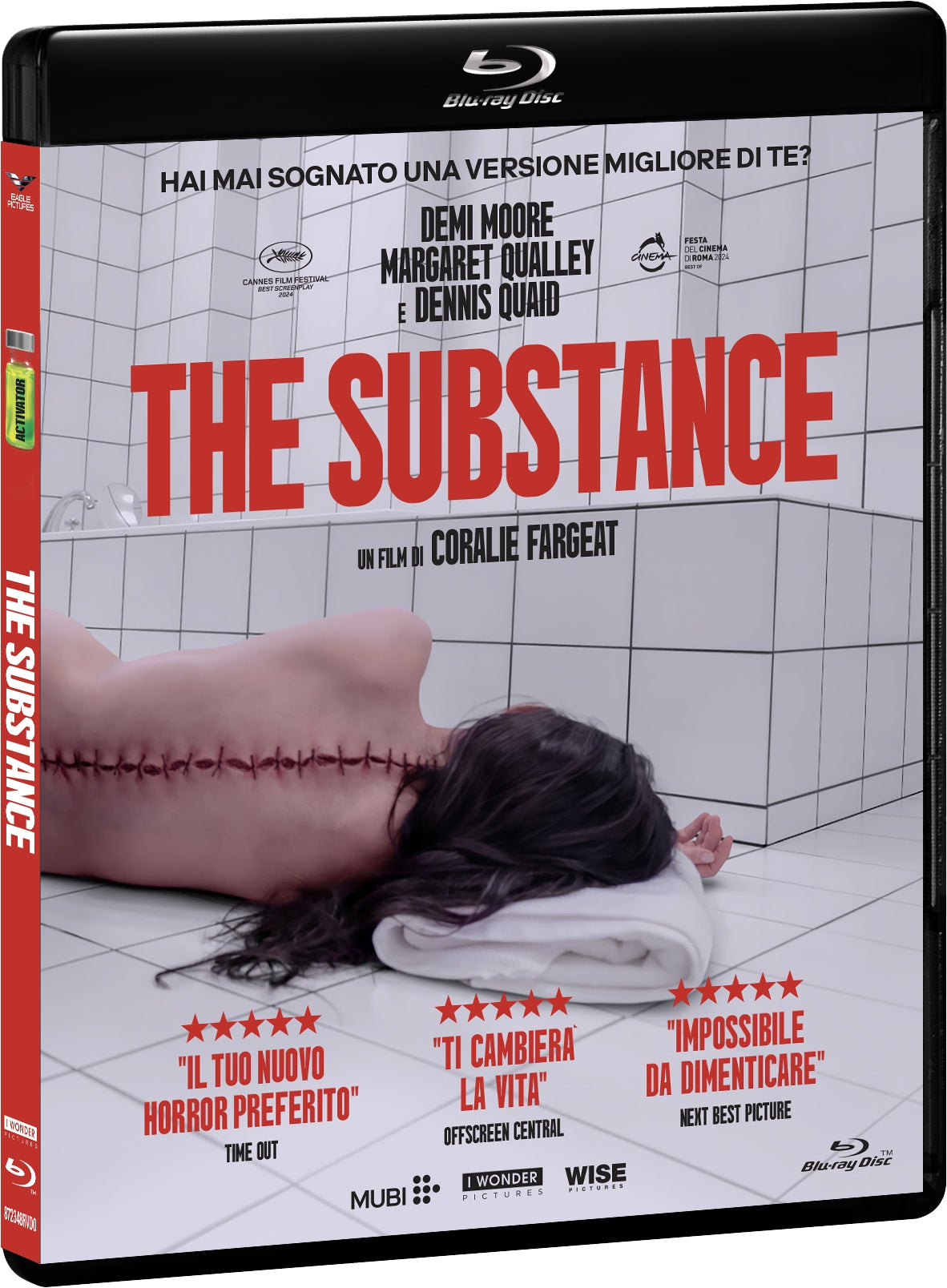 The Substance Blu-Ray Film Horror Con: Demi Moore Regia: Coralie Fargeat