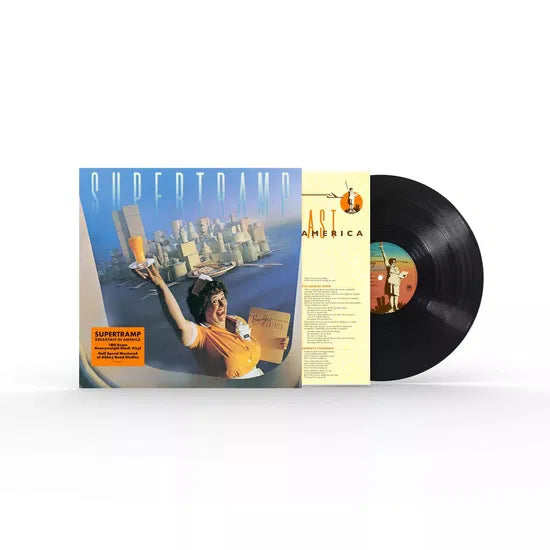 Supertramp Breakfast In America Ristampa 2026 Vinile Nero LP 180gr Rimasterizzato Limitato Pre Order Dal 20 Marzo