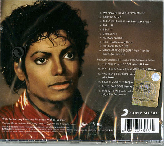 Michael Jackson Thriller 25Th Anniversary Edition CD