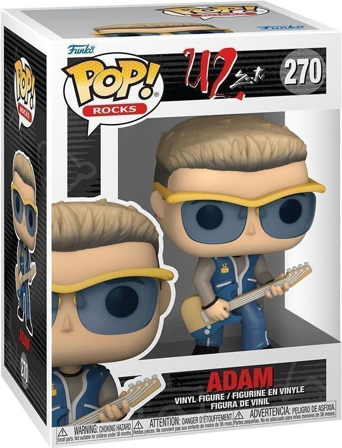 Funk Pop U2 Rocks ZooTv Adam Vinyl Figure