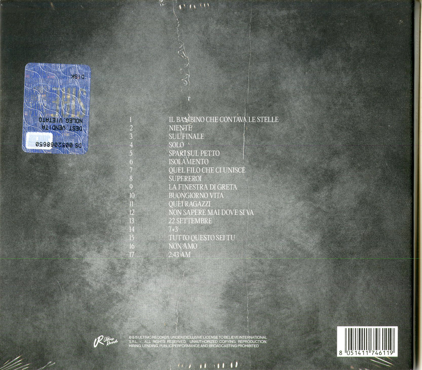 Ultimo Solo Cd