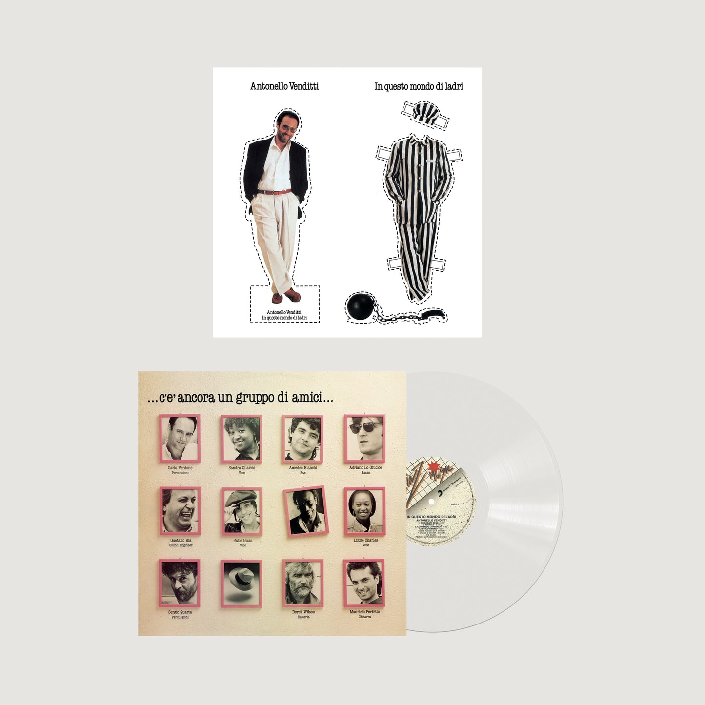 Antonello Venditti In Questo Mondo Di Ladri LP Vinile Edizione Limitata Colorata Bianco