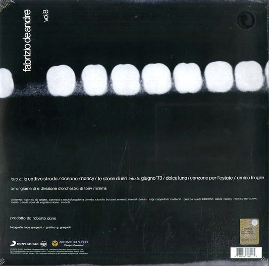 Fabrizio De André – Volume 8 | LP vinile nero