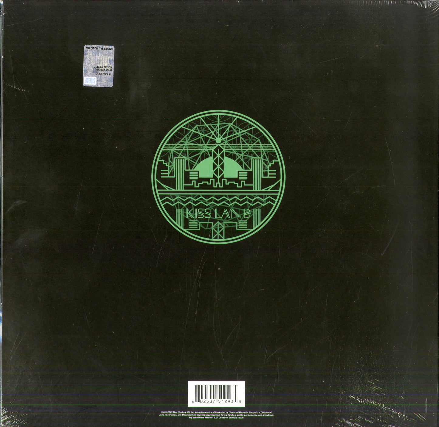 The Weeknd Kiss Land Doppio Vinile Nero LP