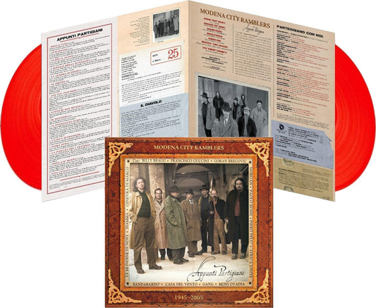 Modena City Ramblers Appunti Partigiani 20Th Anniversario Doppio Vinile Rosso LP