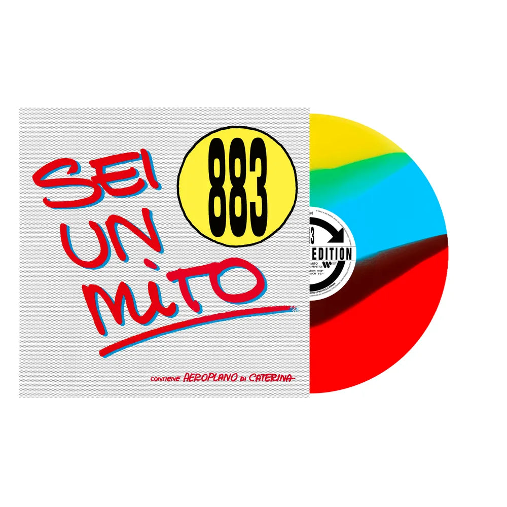 883 / Max Pezzali Sei Un Mito LP Vinile Vinyl Single Remix Colorato  Rsd 2025 Pre-order 12 Aprile