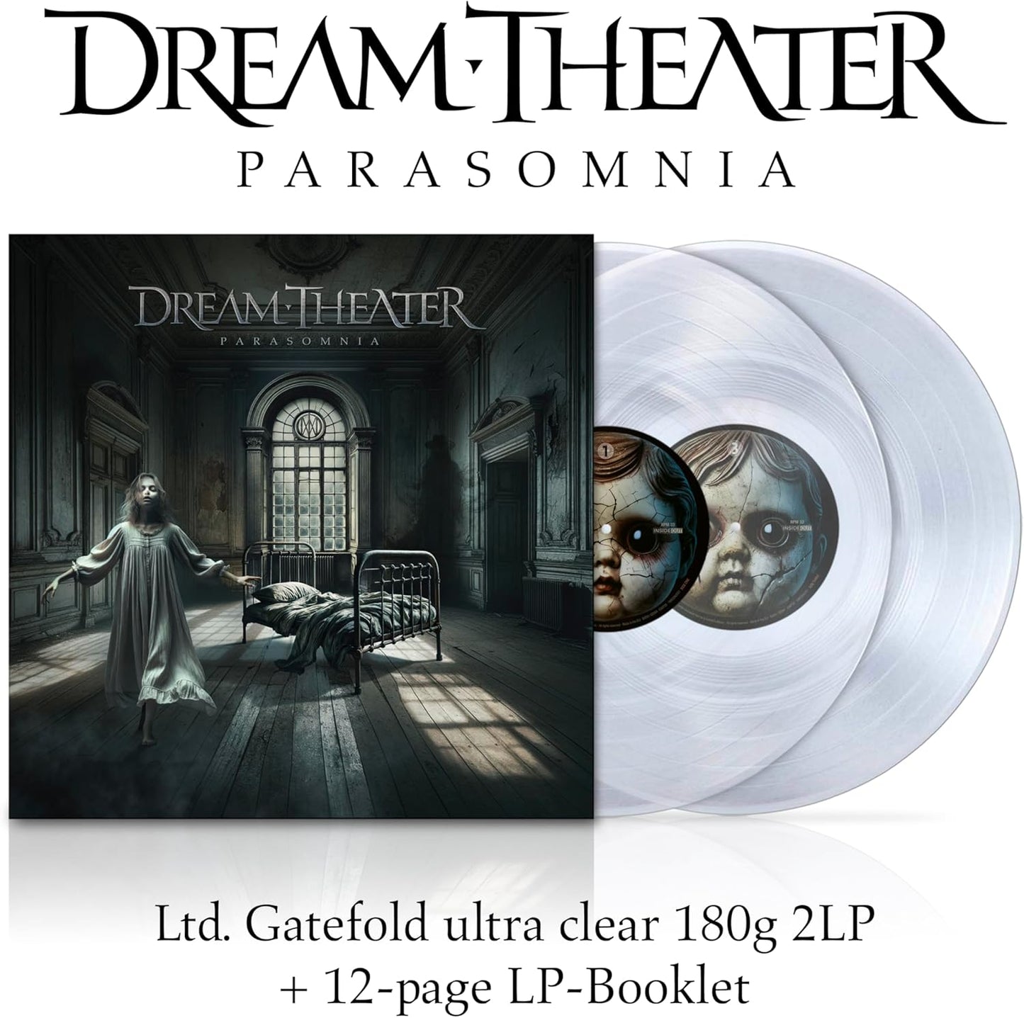 Dream Theater Parasomnia Doppio Vinile Trasparente Limitato