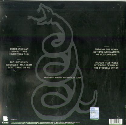 Metallica Black Album 2 LP Vinile 180gr. Remastered