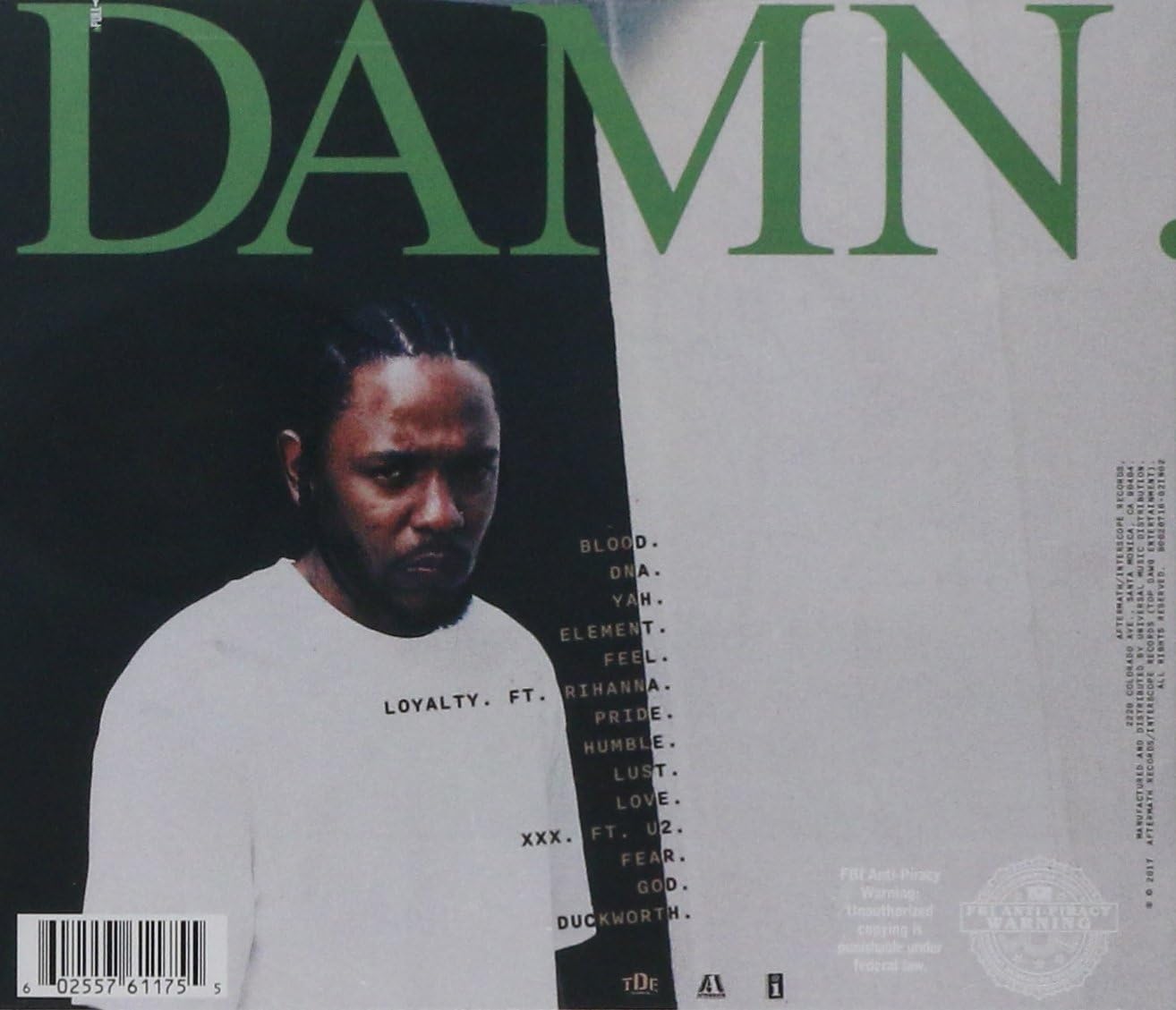 Lamar Kendrick Damn   CD