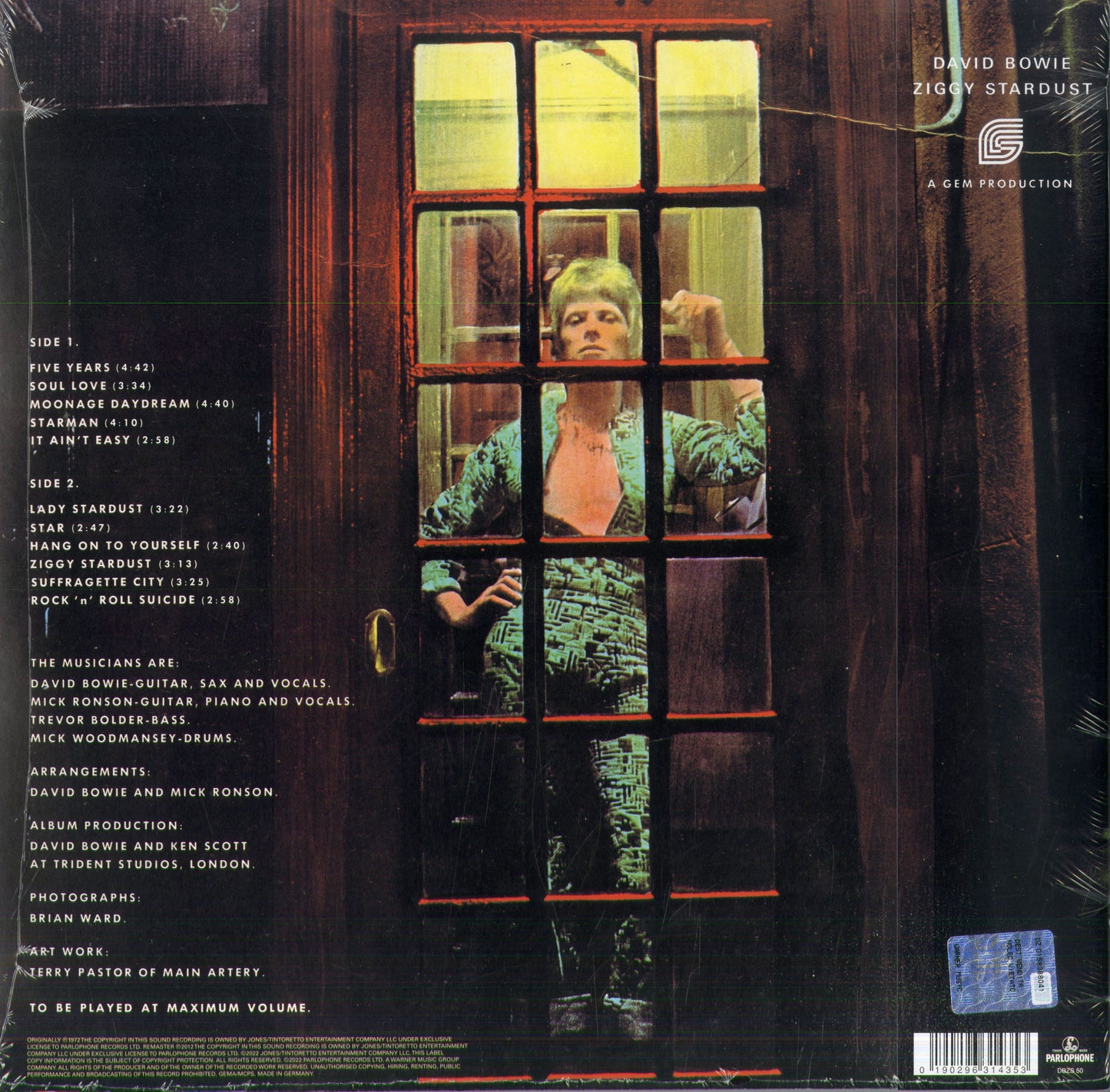 David Bowie The Rise And Fall Of Ziggy Stardust And The Spiders From Mars LP Vinile 50Th Anniversary Half Speed