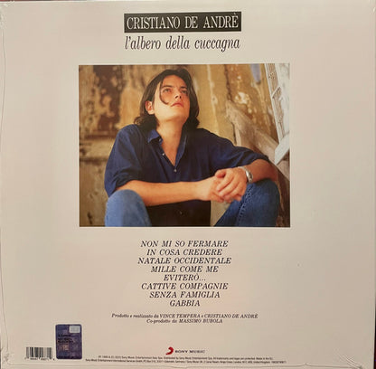 Cristiano De André   L'Albero Della Cuccagna LP Vinile Edizione Limitata Colorato Azzurro