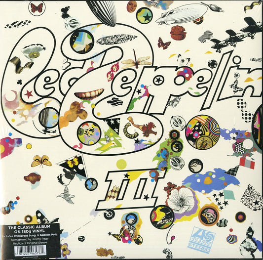 Led Zeppelin III LP Vinile Remastered 180 gr. Nero