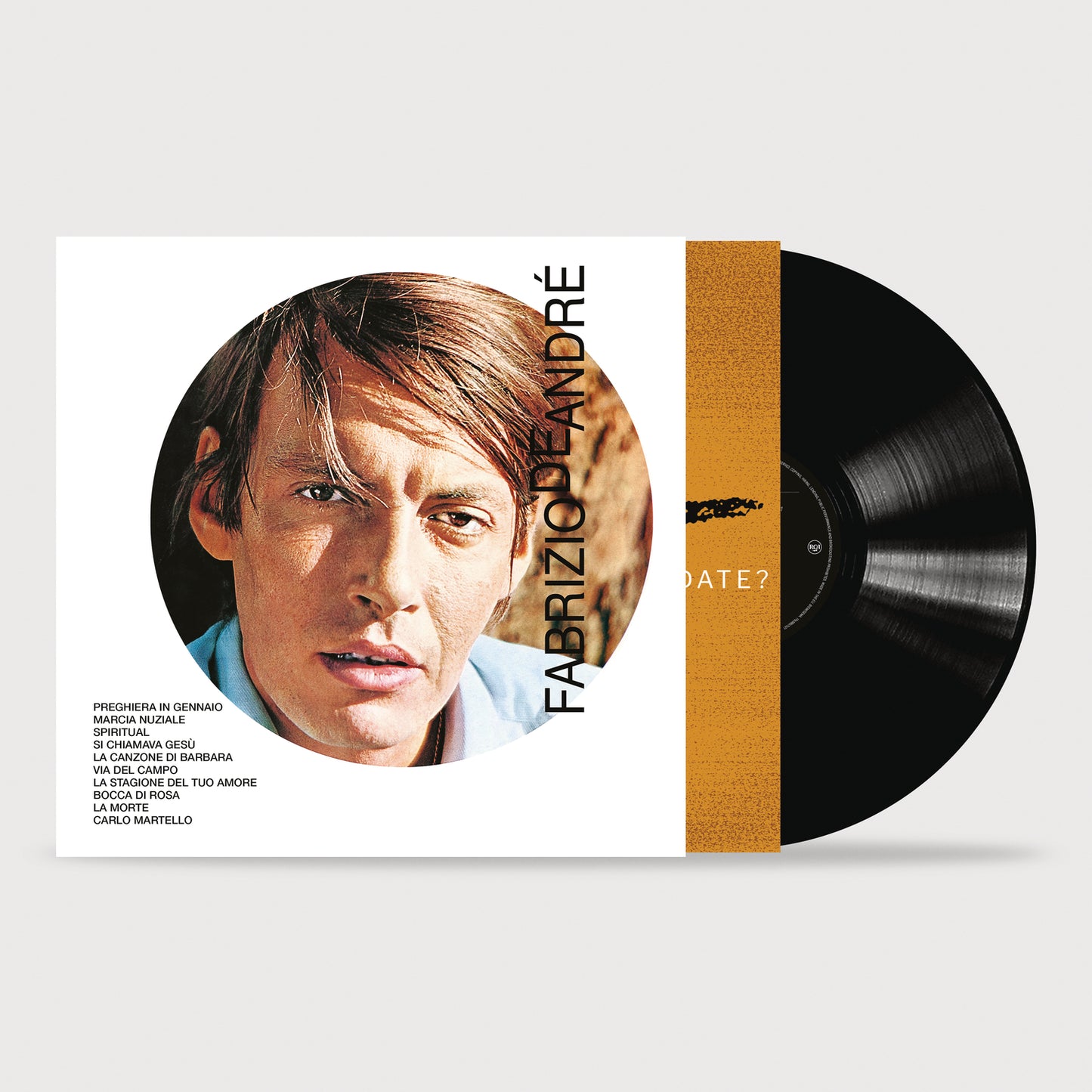 Fabrizio De Andre' Volume 1 Lp Vinile  Nero 180 Gr. + Nuovo Libretto Editoriale Edizione Way Point