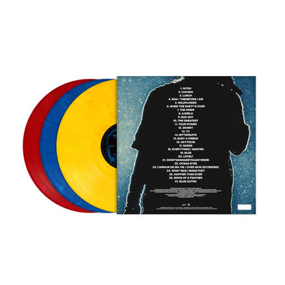 Billie Eilish Hit Me Hard And Soft: The Tour Live 3 LP Vinile Blu, Giallo, Rosso