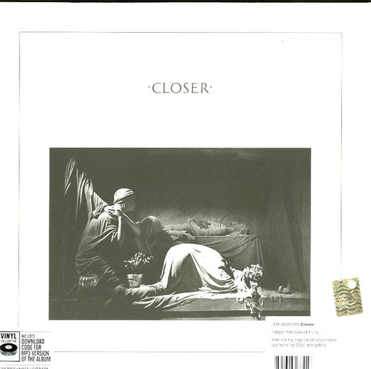 Joy Division  CLoser LP Vinile 180 gr. Remasters 2007