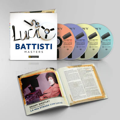 Lucio Battisti Masters Box 4 CD + Libretto  Pre Order Dal 28 Marzo