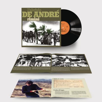 Fabrizio De Andre' Rimini Lp Vinile  Nero 180 Gr. + Nuovo Libretto Editoriale Edizione Way Point