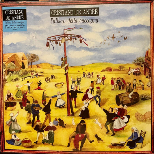 Cristiano De André   L'Albero Della Cuccagna LP Vinile Edizione Limitata Colorato Azzurro