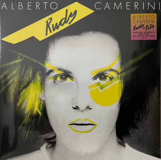 Alberto Camerini  Rudy / Rita LP Vinile Edizione Limitata Numerata di 500 copie  Colorato Mix 50% Yellow\Pink