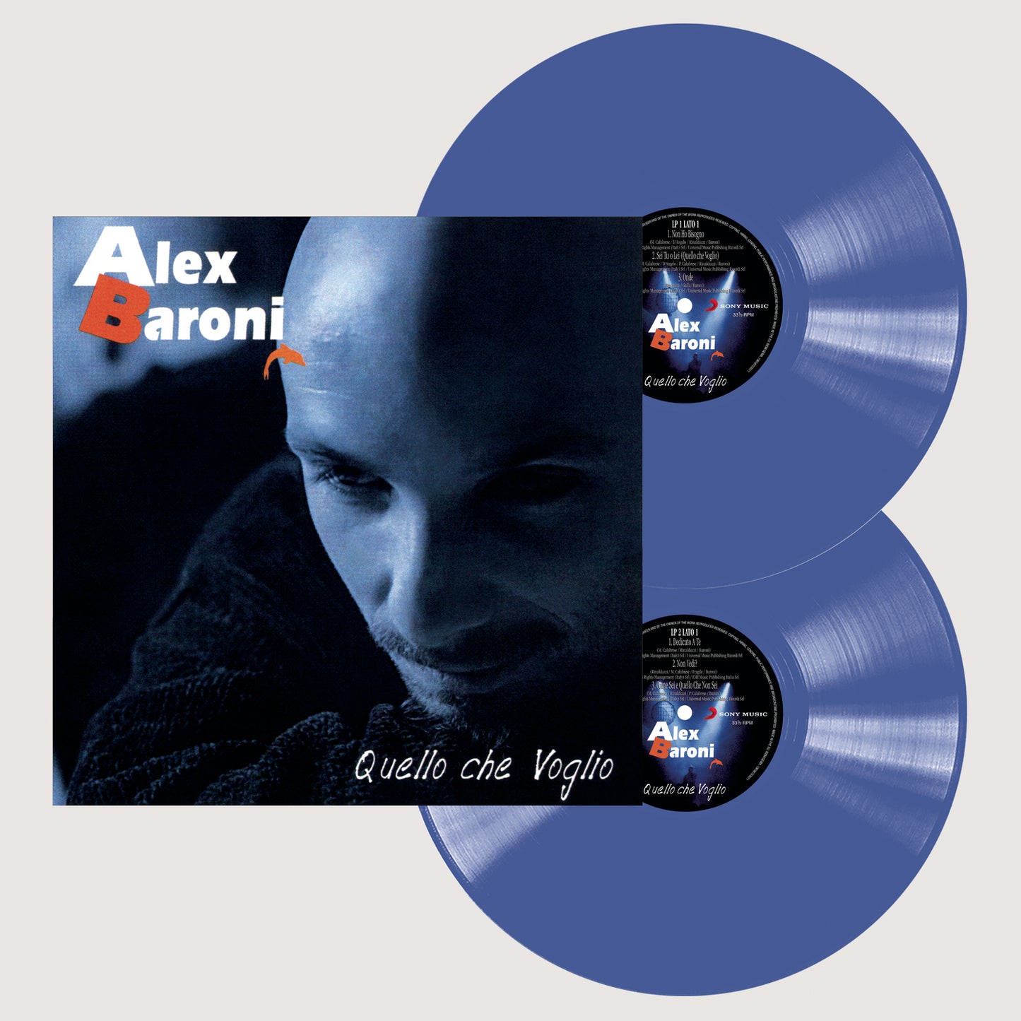 Alex Baroni Quello Che Voglio 2 LP Vinile Edizione Limitata Colorato Blu
