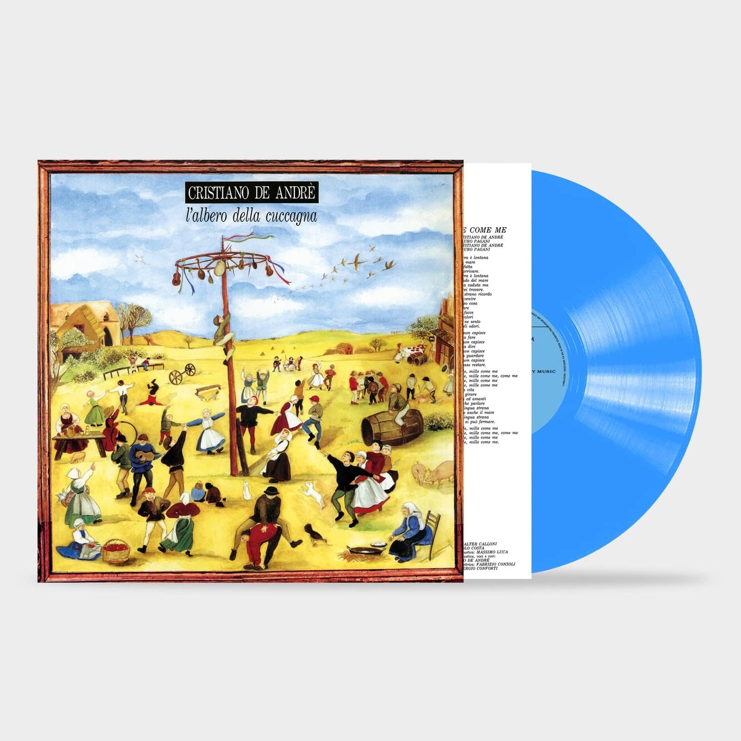 Cristiano De André   L'Albero Della Cuccagna LP Vinile Edizione Limitata Colorato Azzurro