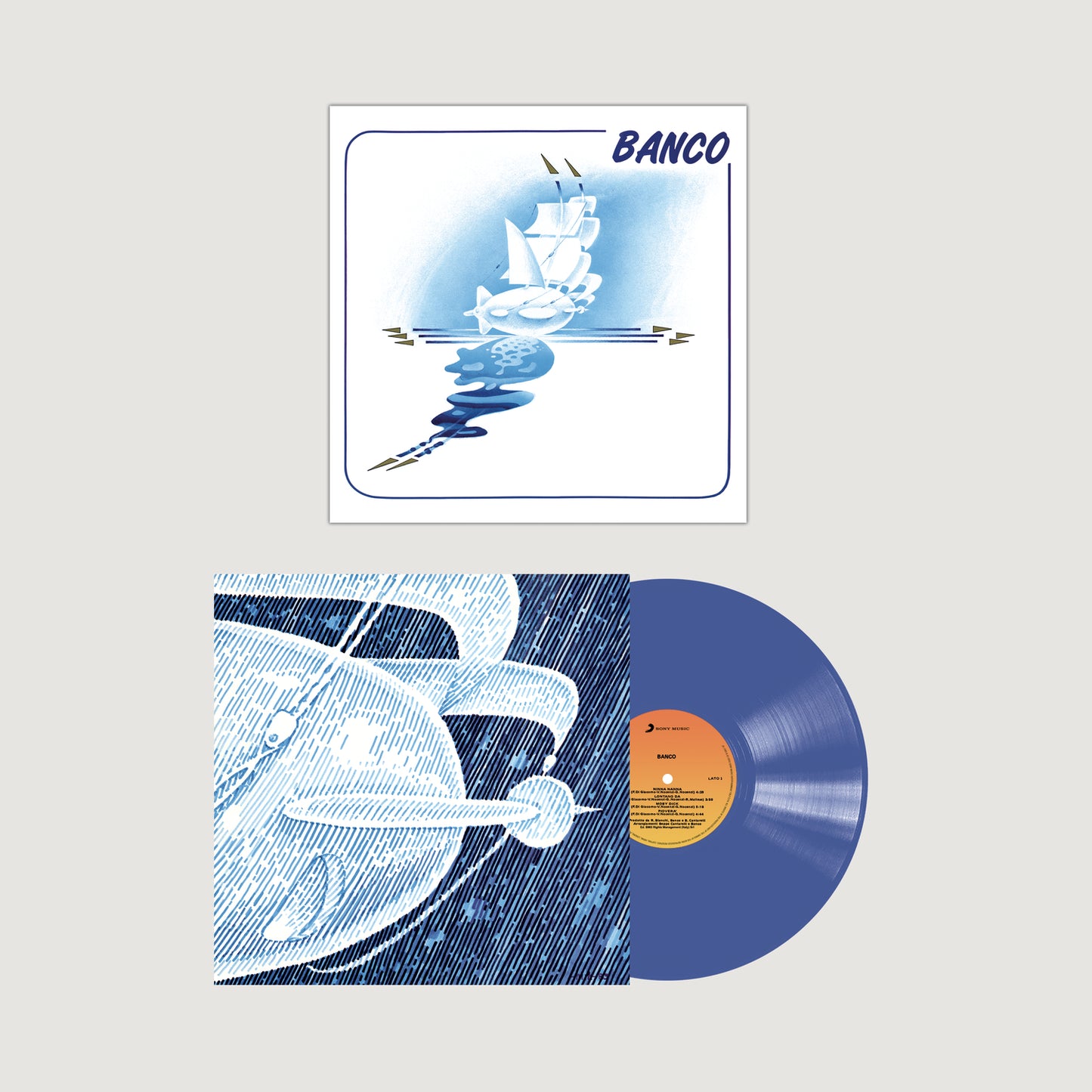 Banco Del Mutuo Soccorso Banco LP Vinile 180 Gr Edizione Limitata Colorato Blue Vinyl