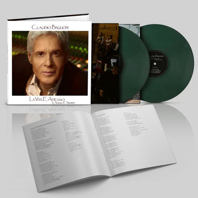 Claudio Baglioni La Vita E' Adesso Il Sogno E' Sempre New Version 2025 2 LP Vinile Dark/Green   Pre Order Dal 6 Giugno