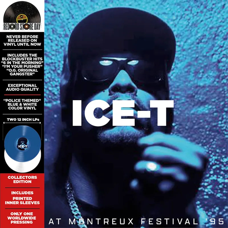 Ice-T Live In Montreux Festival 2 LP Vinile Vinyl Dark Blue & White Ltd. Rsd 2025 Pre-order 12 Aprile