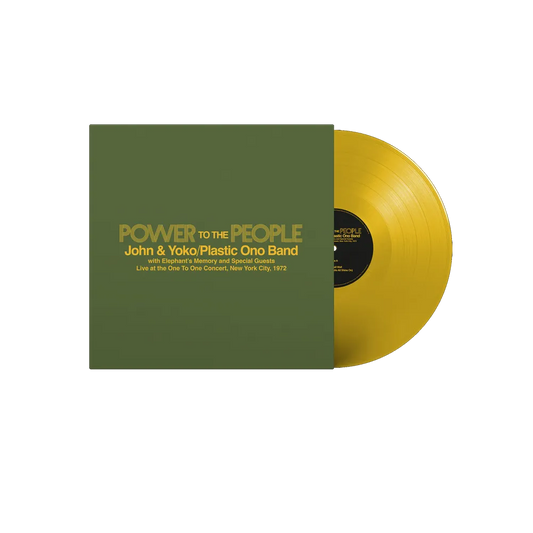 John & Yoko The Plastic Ono Band Elephant's Memory   Power To The People  Live at the One-To-One Concert, New York City, 1972   LP Vinile Colorato Giallo Rsd 2025 Pre-order 12 Aprile