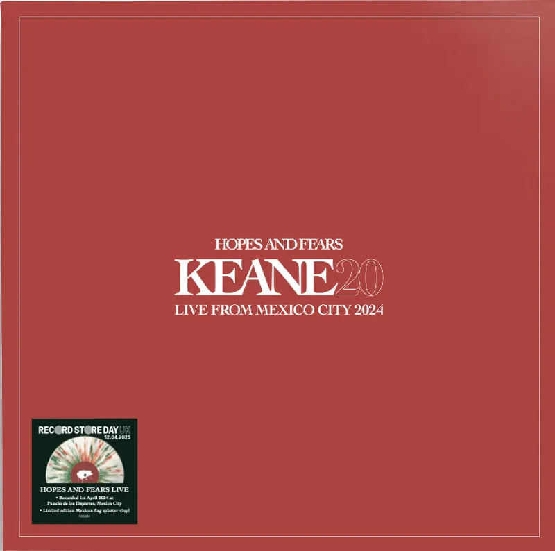 Keane Live From Mexico City 2024  LP Vinile Colorato Splatter  Rsd 2025 Pre-order 12 Aprile