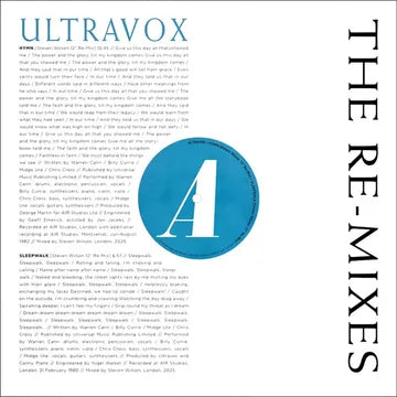 Ultravox Ra Mixes LP Vinile Edizione Limitata RSD2026 Pre Order Dal 18 Aprile