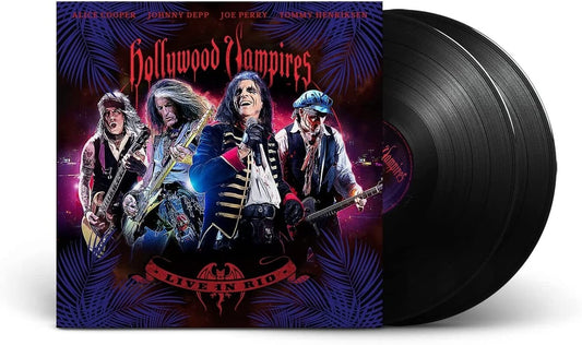 Hollywood Vampires Live In Rio  2 LP Vinile Nero Nuovo  Sigillato