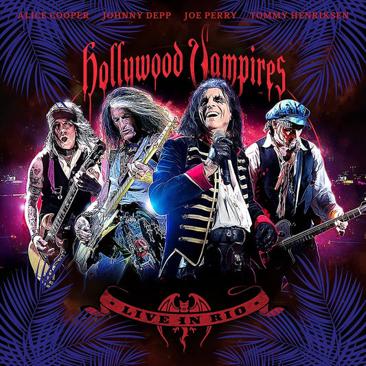 Hollywood Vampires Live In Rio  2 LP Vinile Nero Nuovo  Sigillato