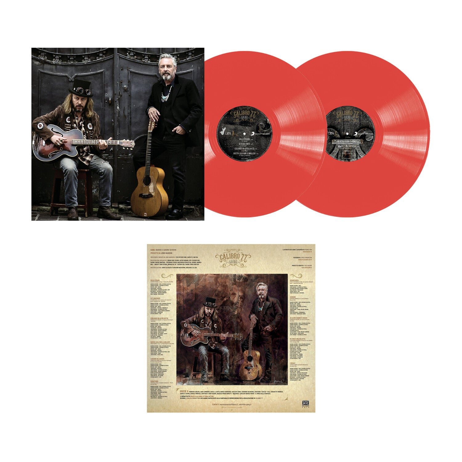 Gang Calibro 77 2 LP Vinile Colorato Red Edizione Limitata Nuovo Sigillato