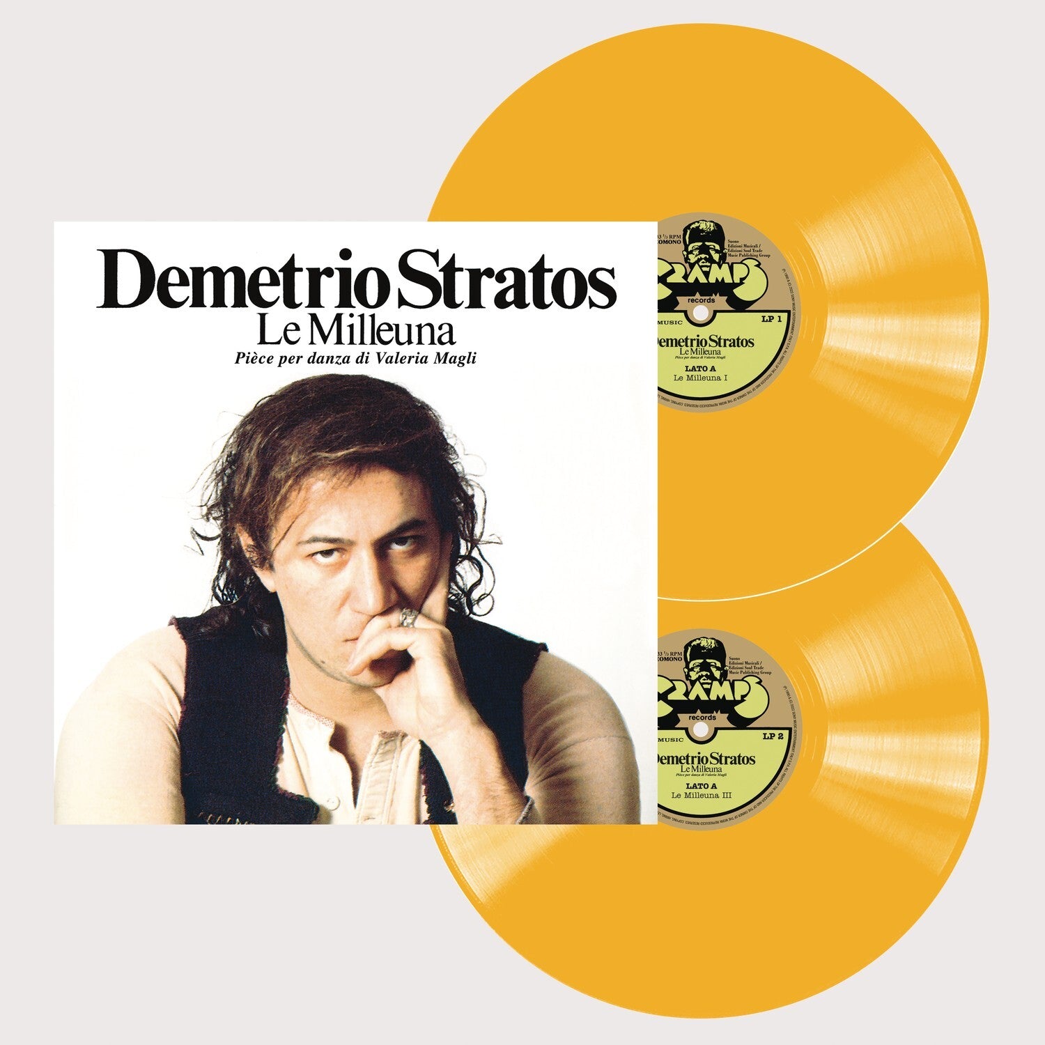 Demetrio Stratos Le Milleuna 2 Vinile Lp Colorato Giallo  180gr Nuovo Sigillato