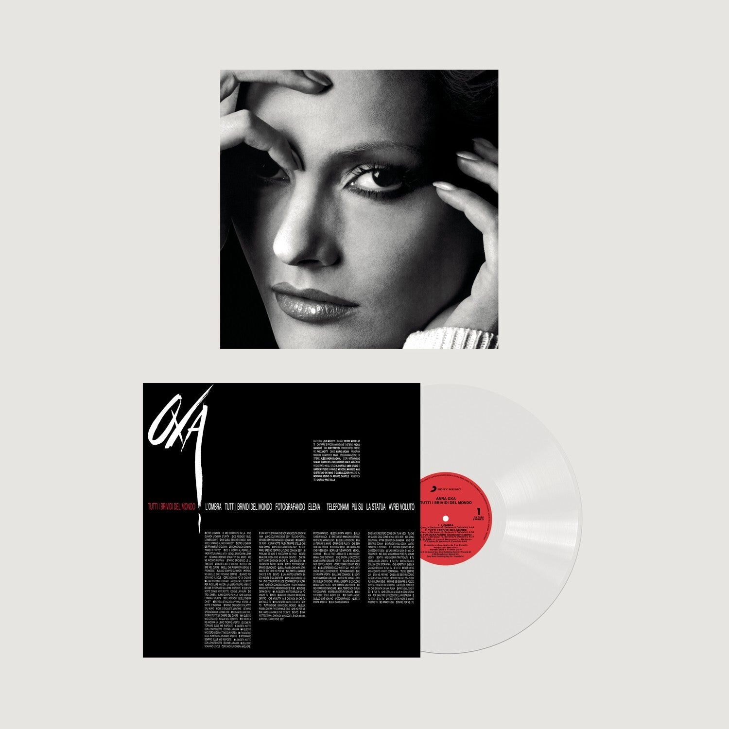 Anna Oxa Tutti I Brividi Del Mondo Vinile Lp Trasparente Limitat Nuovo Sigillato