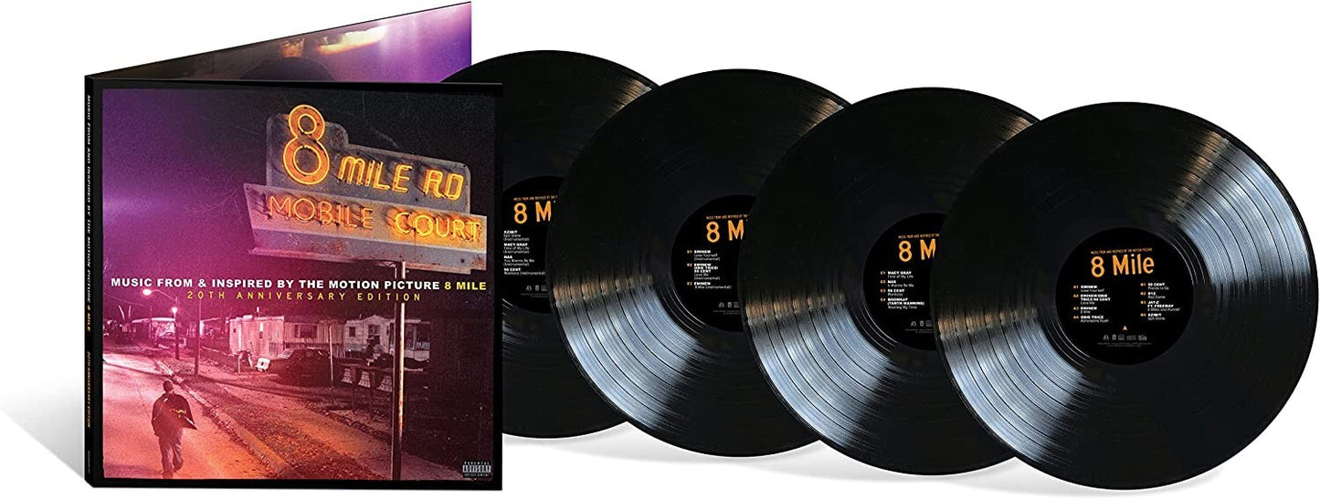 8 Mile Colonna Sonora Ed.20TH Anniversary 4 Lp Deluxe Edt. Eminem Nuovo