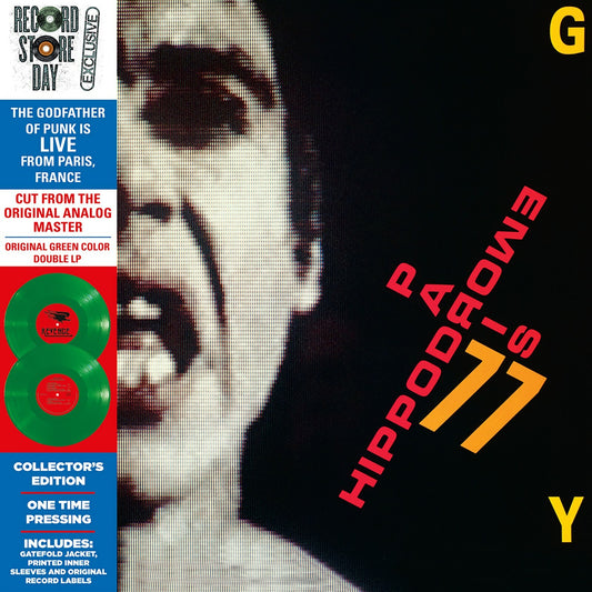 IGGY POP LIVE AT HIPPODROME PARIS 1977 2 LP VINILE GREEN  RECORD STORE DAY 2019
