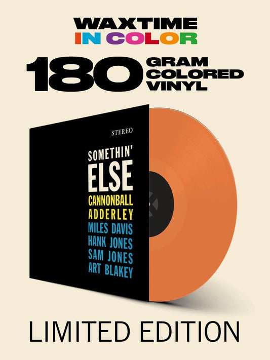 Cannonball Adderley Somethin' Else LP vinile Edizione Limitata Colorata Orange