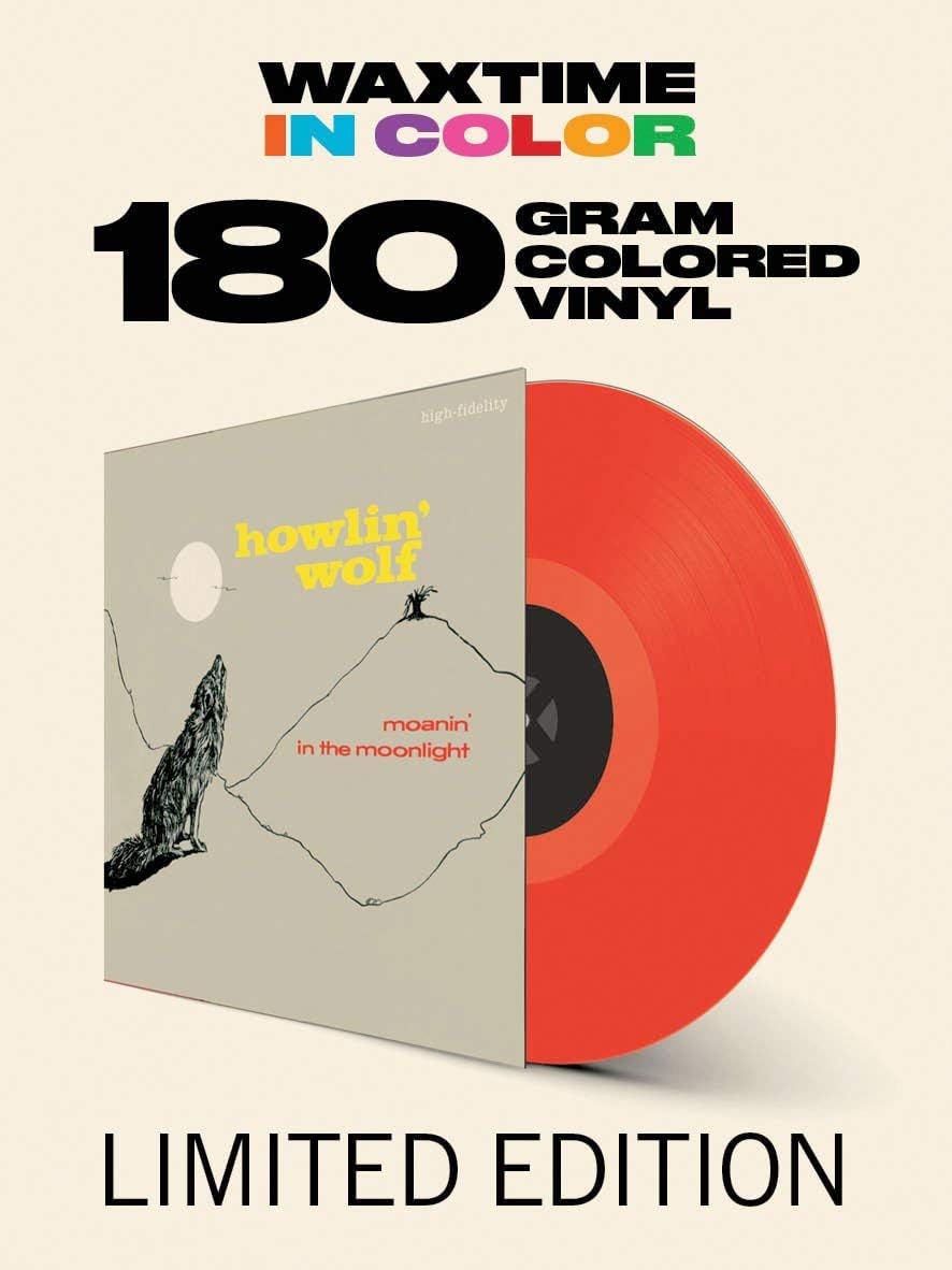 Howlin' Wolf Moanin' In The Moonlight LP Vinile Edizione Limitata Colorato Red