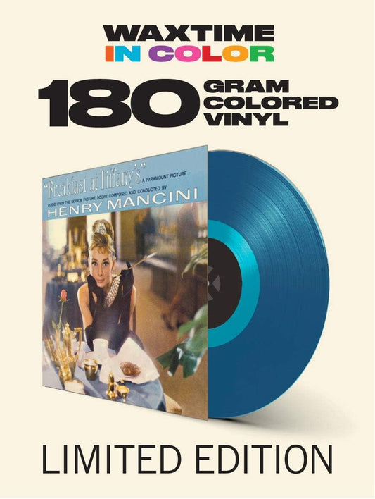 Henry Mancini Breakfast At Tiffany's Colonna Sonora LP Vinile Edizione Limitata Colorato Blu