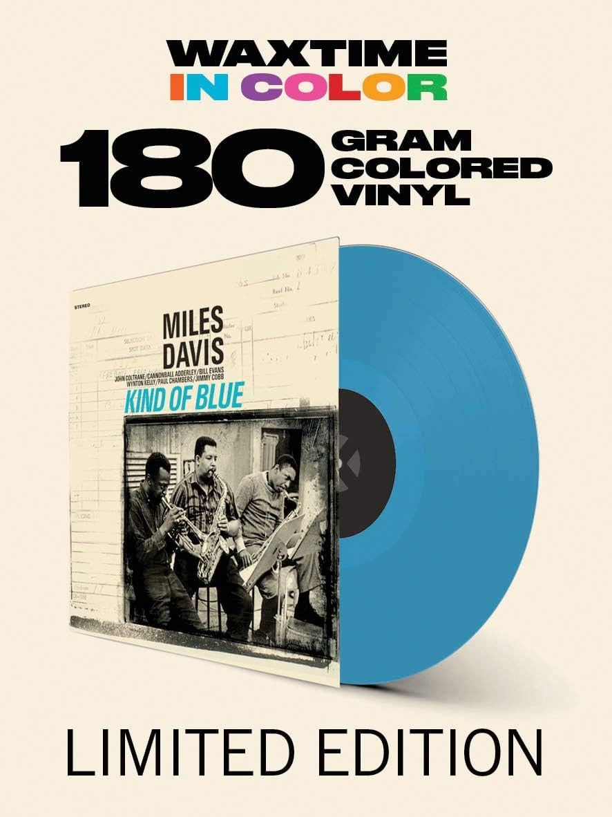 Miles Davis Kind Of Blue LP Vinile Edizione Limitata Colorato Blue